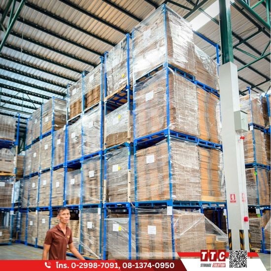 Stacking Pallet System - รับผลิตติดตั้งชั้นวางอุตสาหกรรม - ทีทีซี โลจิสติกส์ (ประเทศไทย) Stacking Pallet System - รับผลิตติดตั้งชั้นวางอุตสาหกรรม - ทีทีซี โลจิสติกส์ (ประเทศไทย)