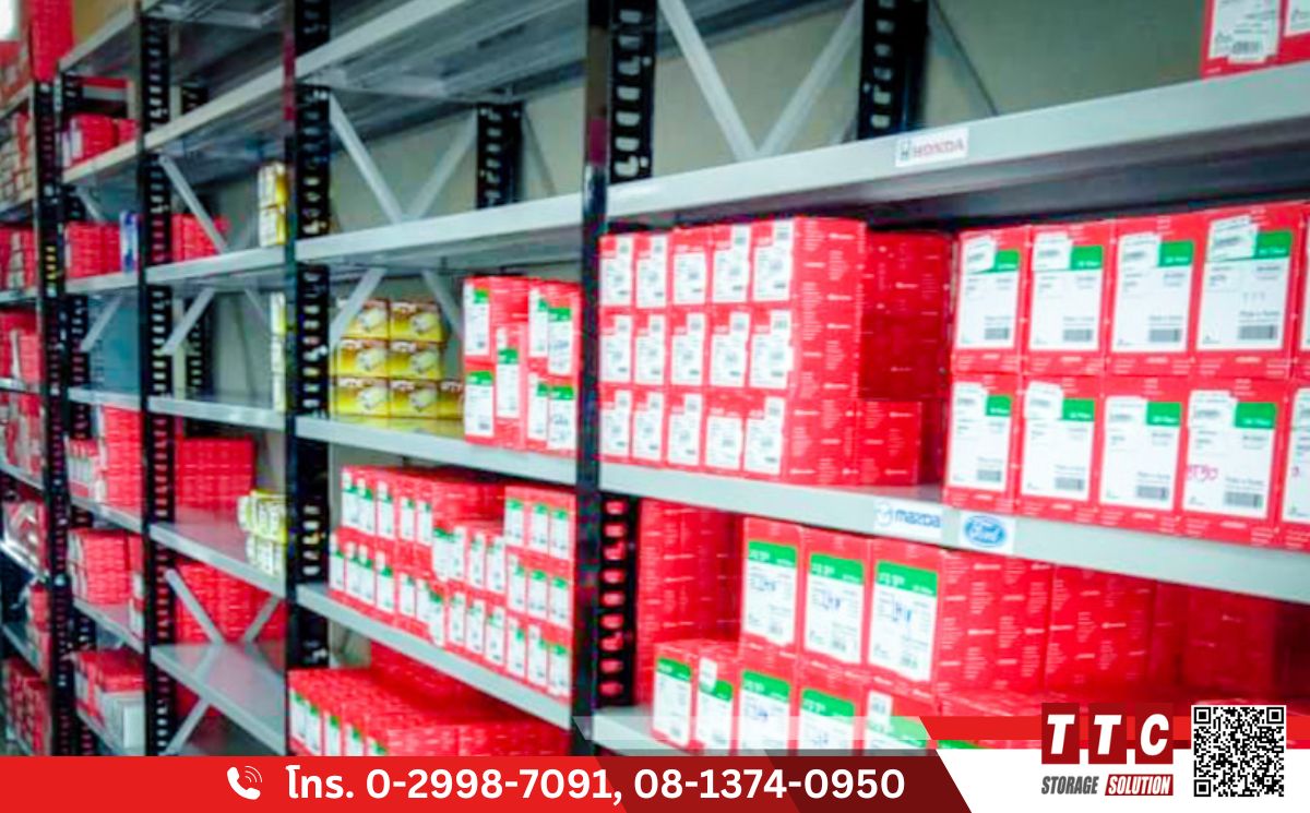 ผู้ผลิตและติดตั้ง ชั้นวางของขนาดเบา Pick flow racking