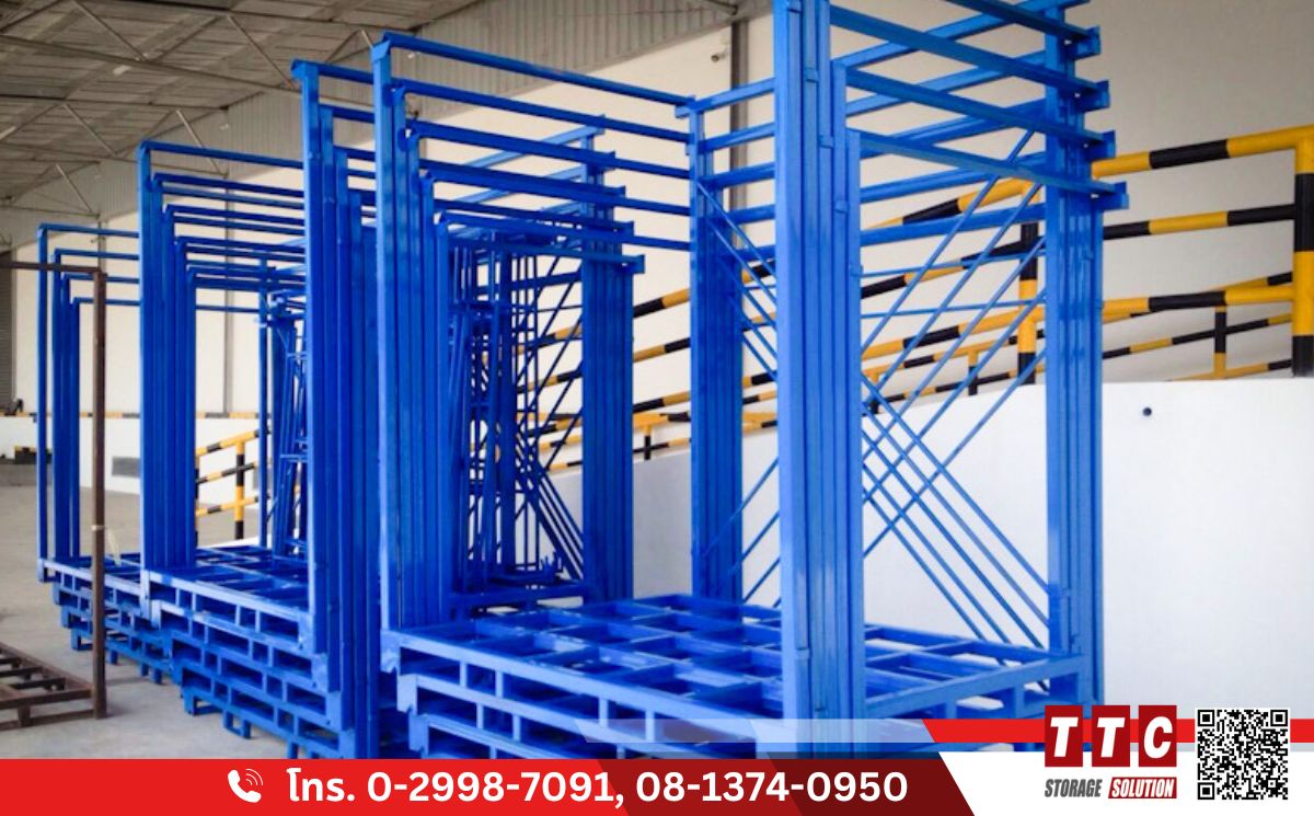 รับออกแบบผลิตพาเลทแร็ค Stacking pallets racking